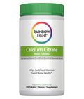 Rainbow Light Calcium Citrate with Vitamin D – High-Potency Bone Health (120 Count)