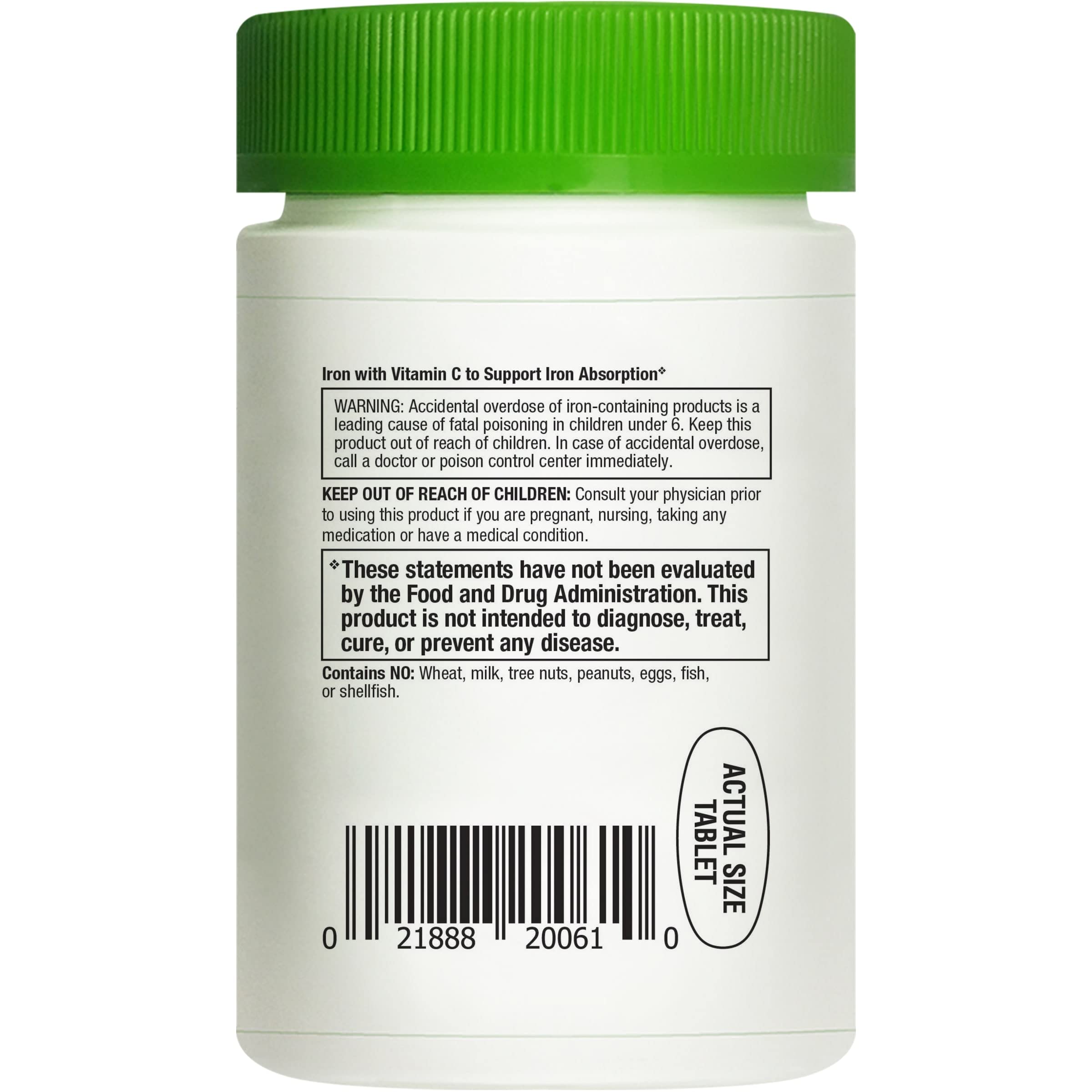 Rainbow Light Complete Iron Mini-Tabs: Gentle Ferractiv Iron & Vitamin C