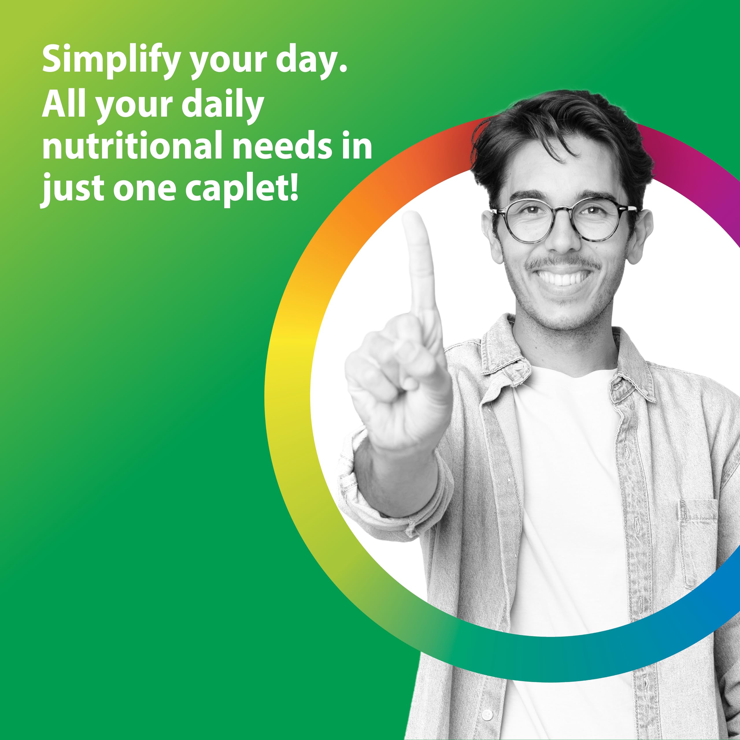 Rainbow Light Men's One High Potency Daily Multivitamin, Vegetarian, 150 ct., Package May Vary
