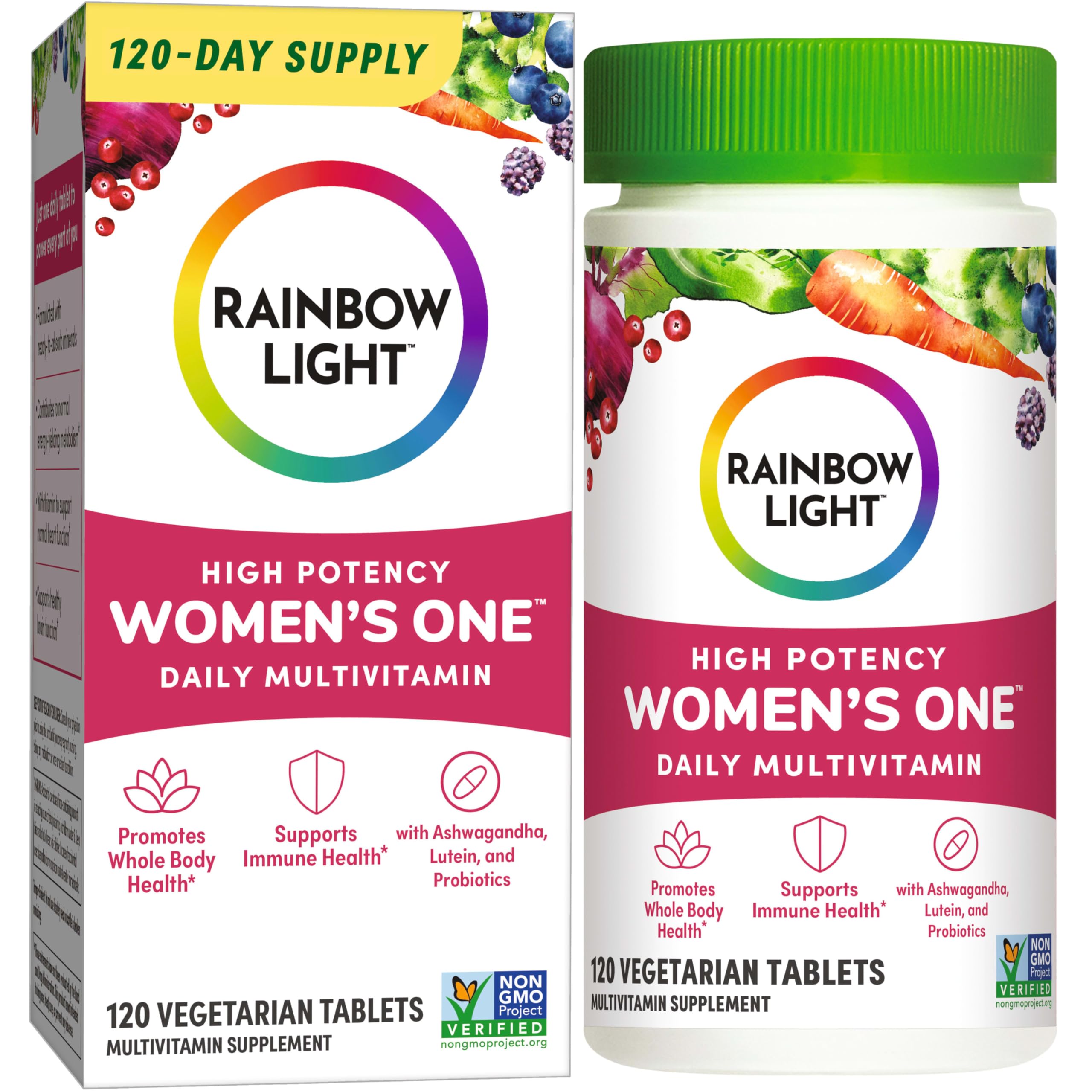 Rainbow Light Multivitamin Womens One Powder 120 Count - Vitamin & Mineral Supplement