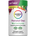 Rainbow Light Prenatal Multivitamin One+ for Women - 30 Caplets | Real Food Nutrients