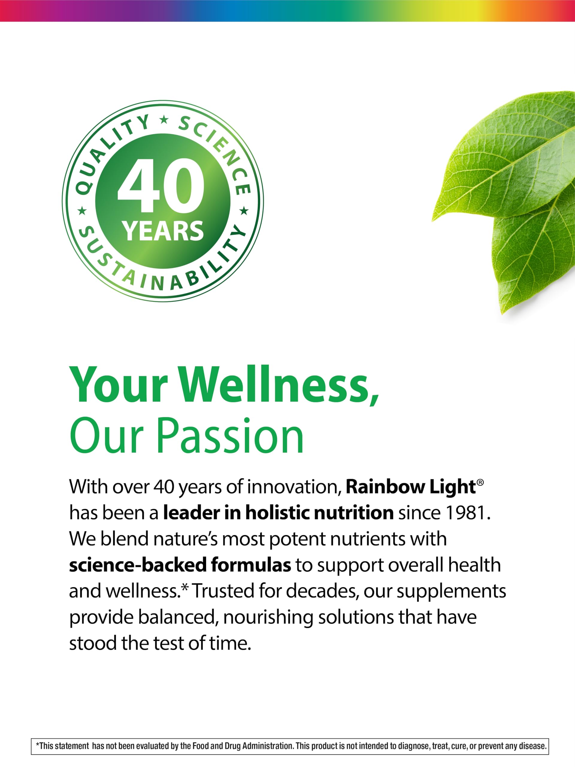 Rainbow Light Probiolicious Gummies — Probiotic & Prebiotic Supplement (50 Count)