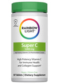 Rainbow Light Super C 1000 mg – Vitamin C Supplement (60-Count)