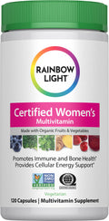 Rainbow Light Women’s Multivitamin – 120 Vegetarian Capsules | Organic & Non-GMO
