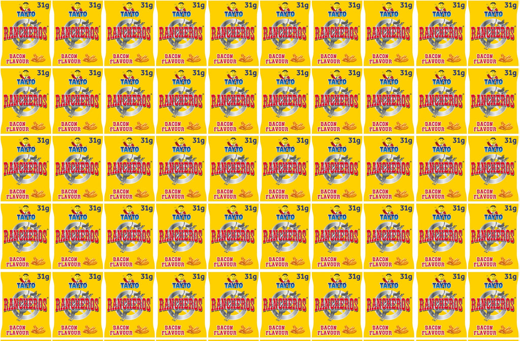 50 x Tayto Rancheros Bacon Flavour 31G