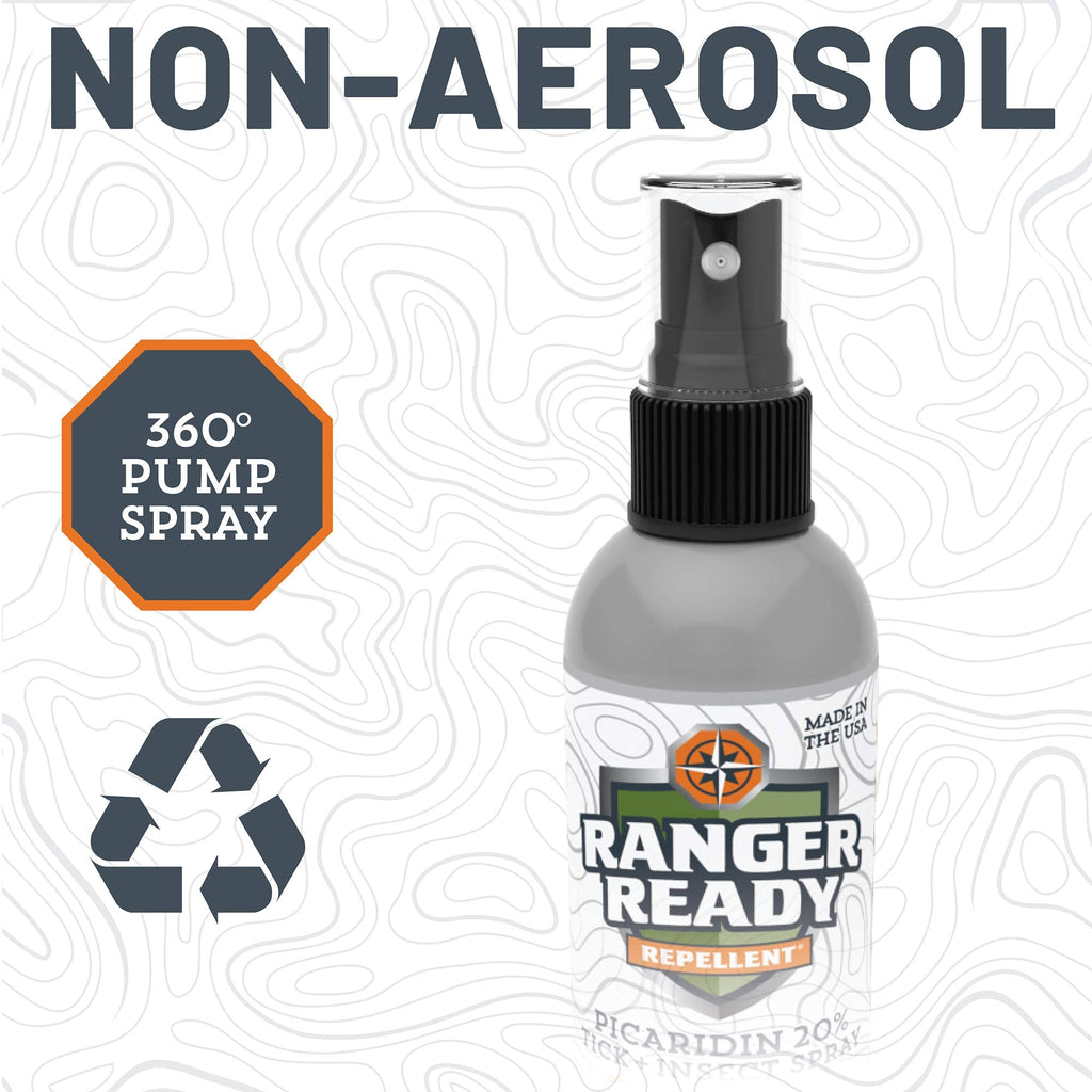 Ranger Ready Picaridin Insect Repellent Spray with Scent Zero – 5 oz (Pack of 1) for Tick & Mosquito Protection