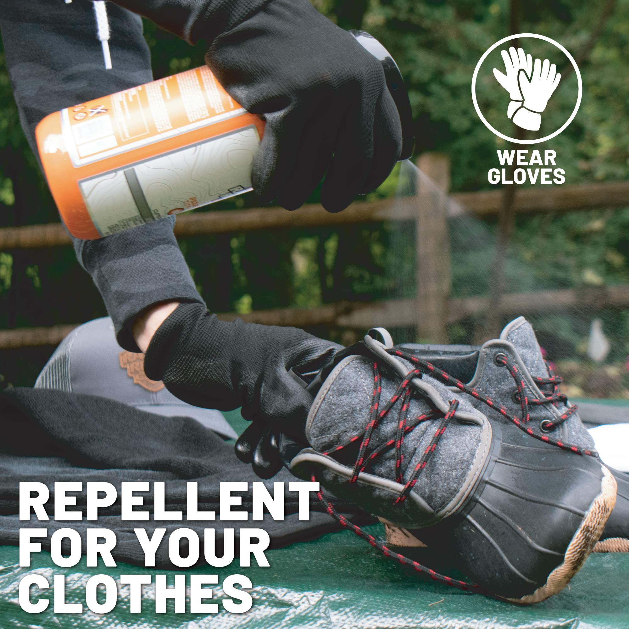 Ranger Ready Repellents Permethrin Spray for Clothes & Gear – Scent Zero, 24 oz
