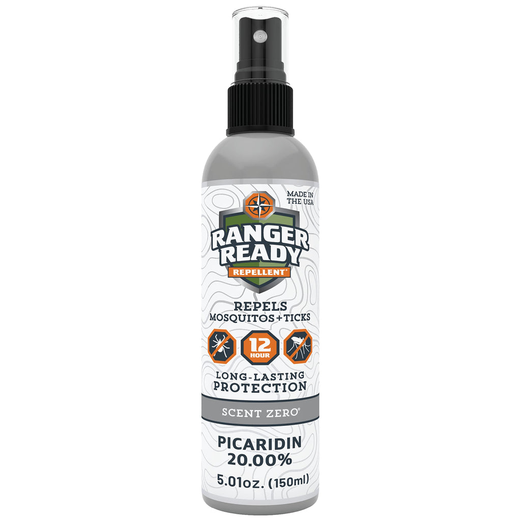 Ranger Ready Picaridin Insect Repellent Spray with Scent Zero – 5 oz (Pack of 1) for Tick & Mosquito Protection