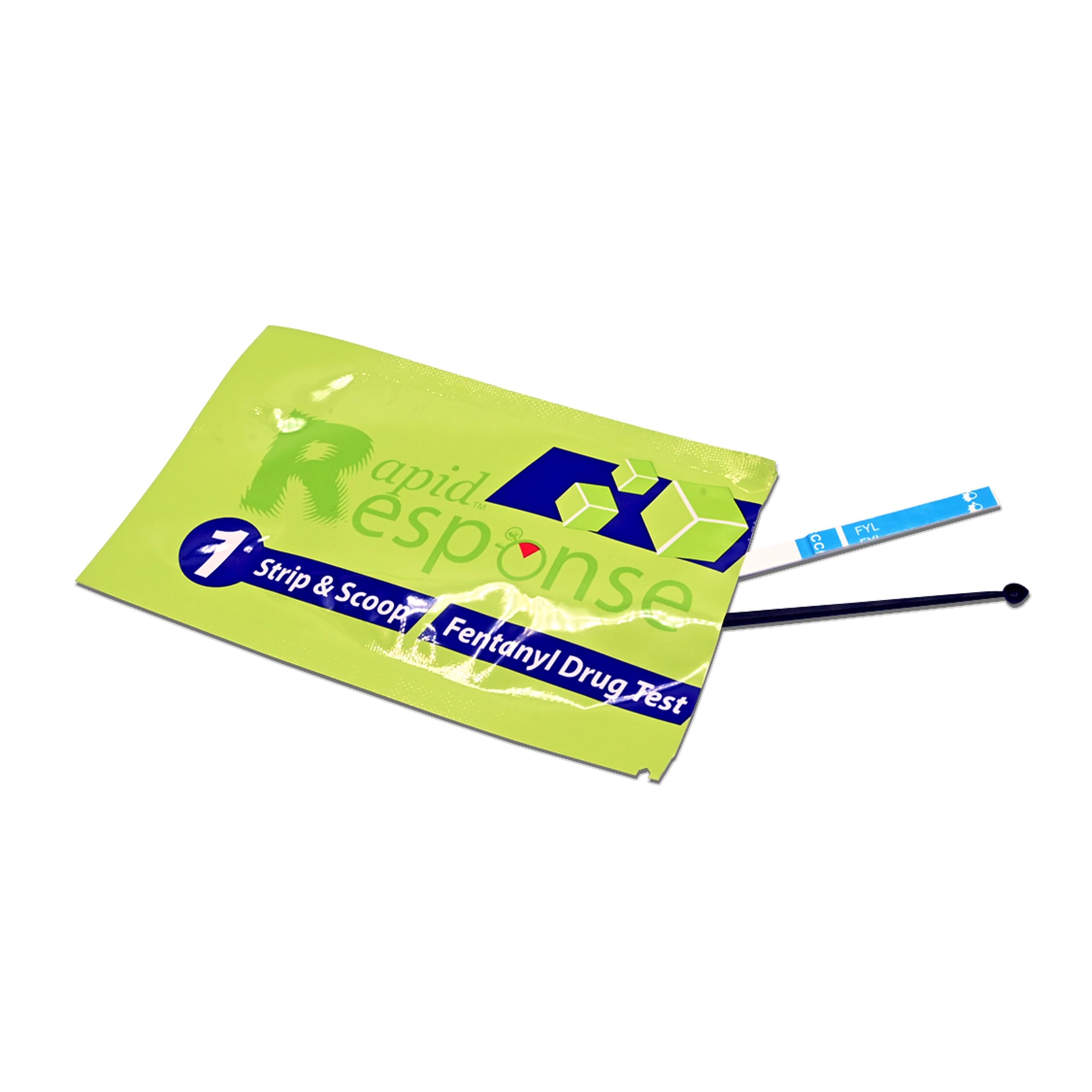 Rapid Response 2.0 Fentanyl Test Strips – 5 Pack | Micro Scoop, 5-Minute Results | Harm Reduction
