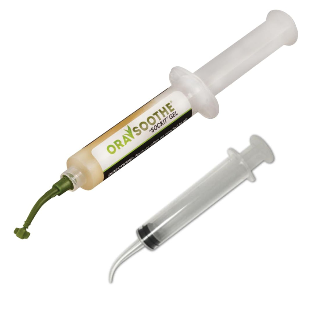 Orasoothe SOCKIT Gel 10g Tube with 1 Extra Spark Dental Co Applicator Tube | Canker Sore Relief