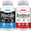 Rasav Prostate & Beetroot Bundle for Men – Saw Palmetto, Pygeum, Beetroot (60 Capsules each)