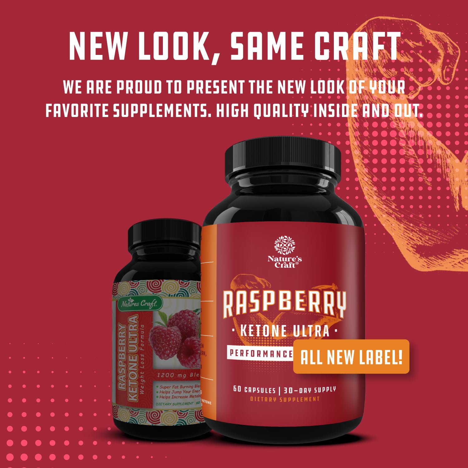 Raspberry Ketones, Green Tea & African Mango – Lose Weight Faster (60 Caps)