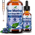 Raw Moringa Liquid Drops 8000 mg – Organic Moringa Oleifera + Supergreens 60ml