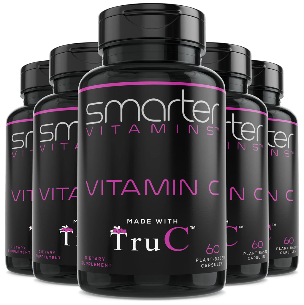 (5 Pack) Raw Whole Food Vitamin C from Berries – Plant-Based, Vegan | SmarterVitamins