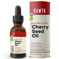 RAWYA Cherry Oil - Cold-Pressed, Unrefined | 1.7 oz Glass Bottle