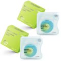 RAZOKO Coconut Oil Infused Woven Dental Floss – Vegan, Cruelty-Free, Mint, 33 Yds x 2 Units (4-Month Supply)