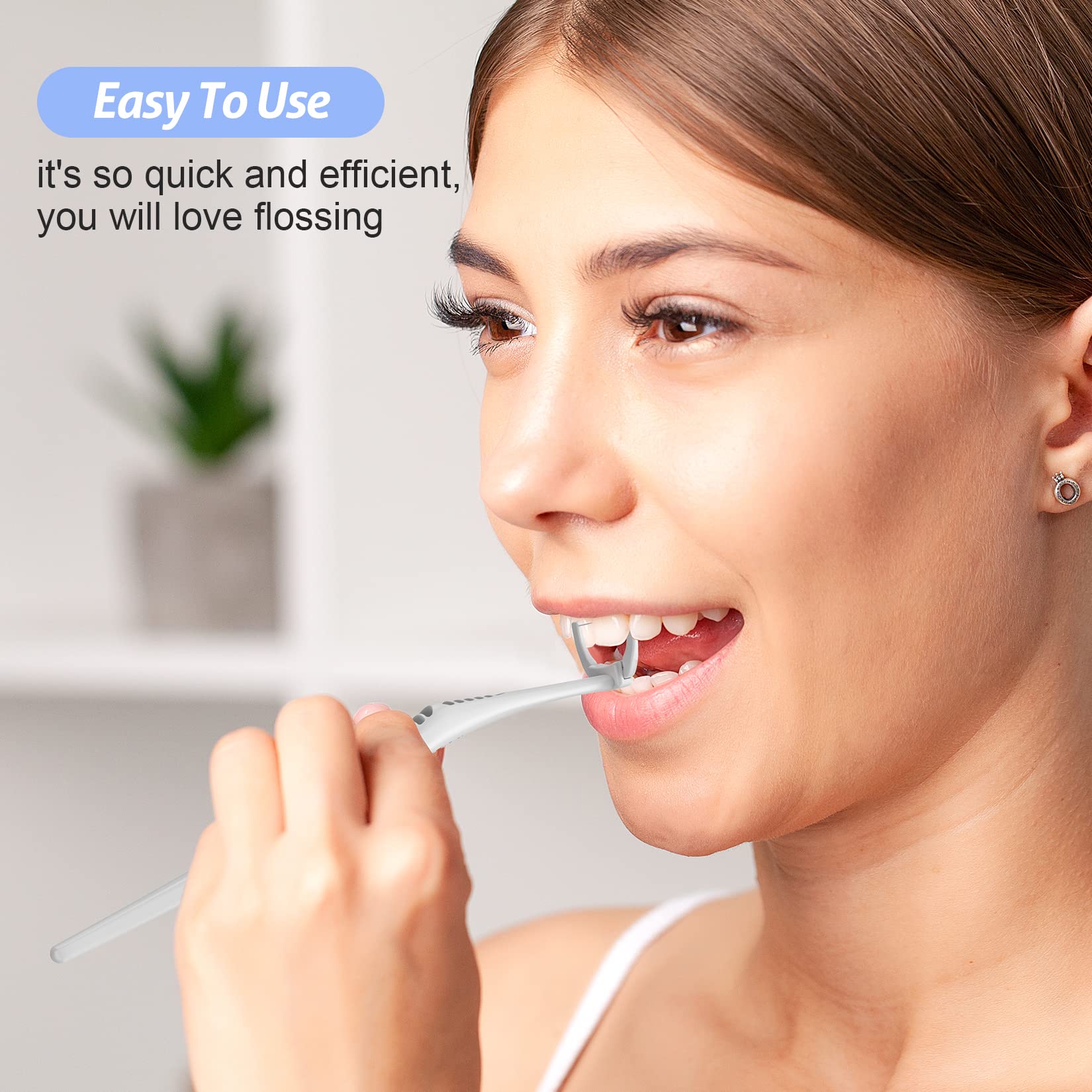 RAZOKO Disposable Snap-On Flosser Refill Heads – 180 Count | Fits RAZOKO Dental Floss Handle