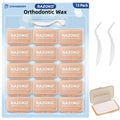 RAZOKO Orthodontic Wax for Braces & Aligners | Precut Strips & Dots, Food Grade