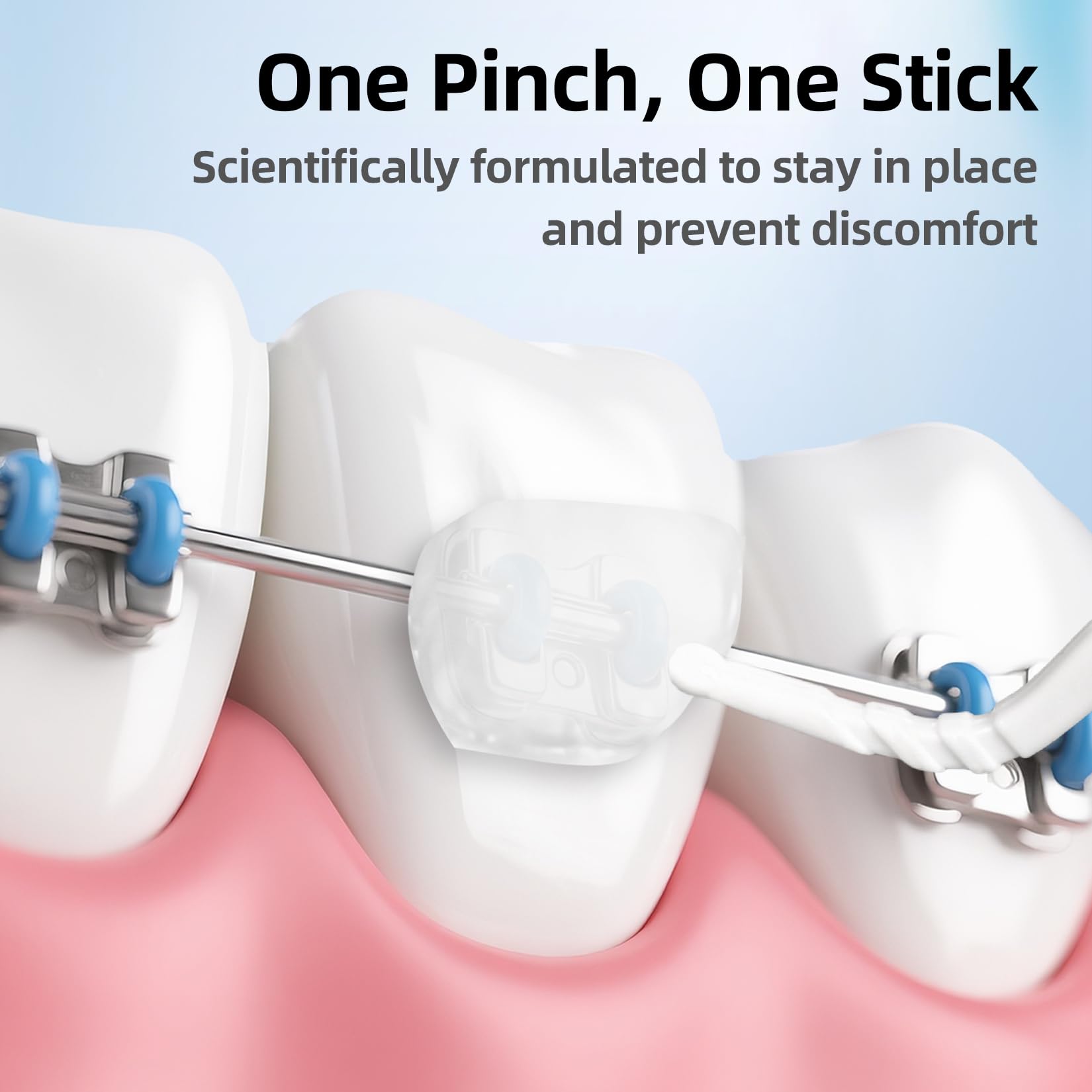 RAZOKO Orthodontic Wax for Braces & Aligners | Pre-cut Dental Wax Strips