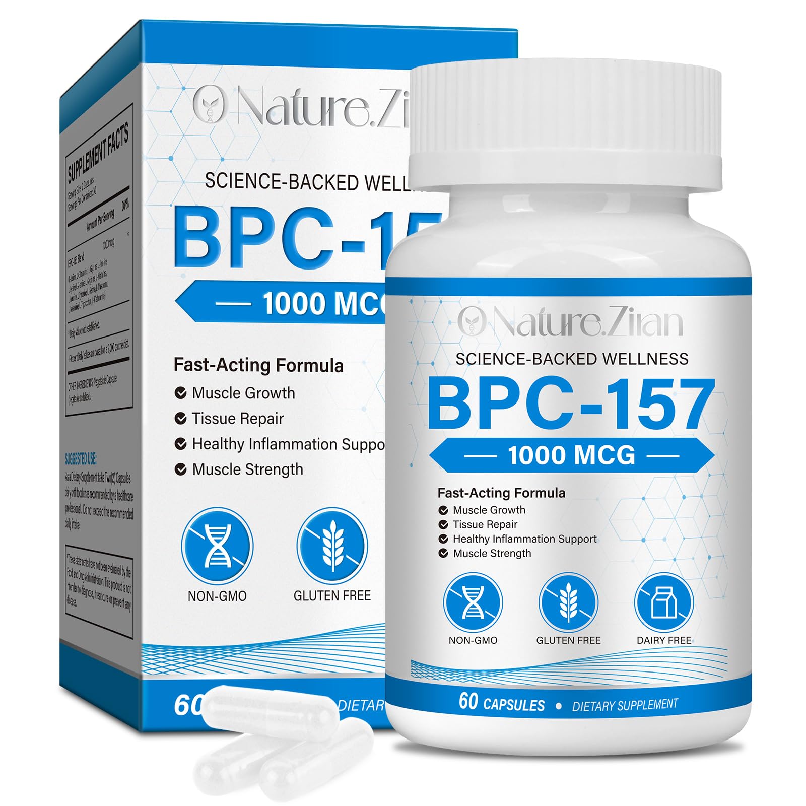 RHBESTOK 157 Capsules 1000 MG – Non-GMO Gluten-Free | 60 Count