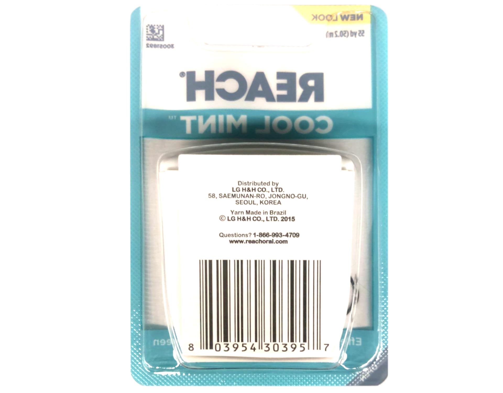 REACH Dental Floss Cool Mint 55 yds – Pack of 4