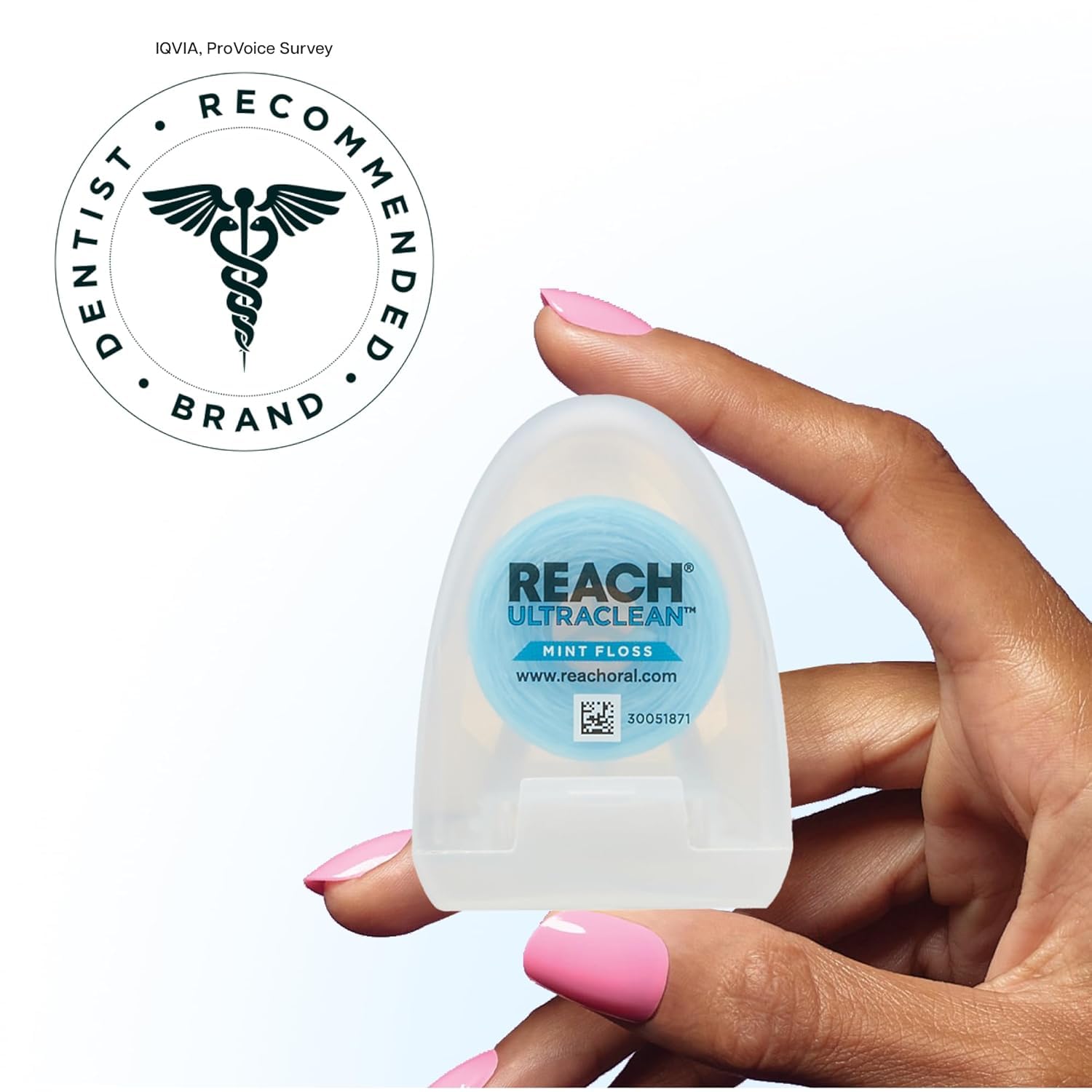 REACH Ultra Clean Floss 30 yd – Pack of 10 | Listerine Ultra Clean Floss