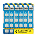 REACH Ultraclean Access Flosser Refill Heads – Unflavored, PFAS-Free, 28-Count, 6-Pack