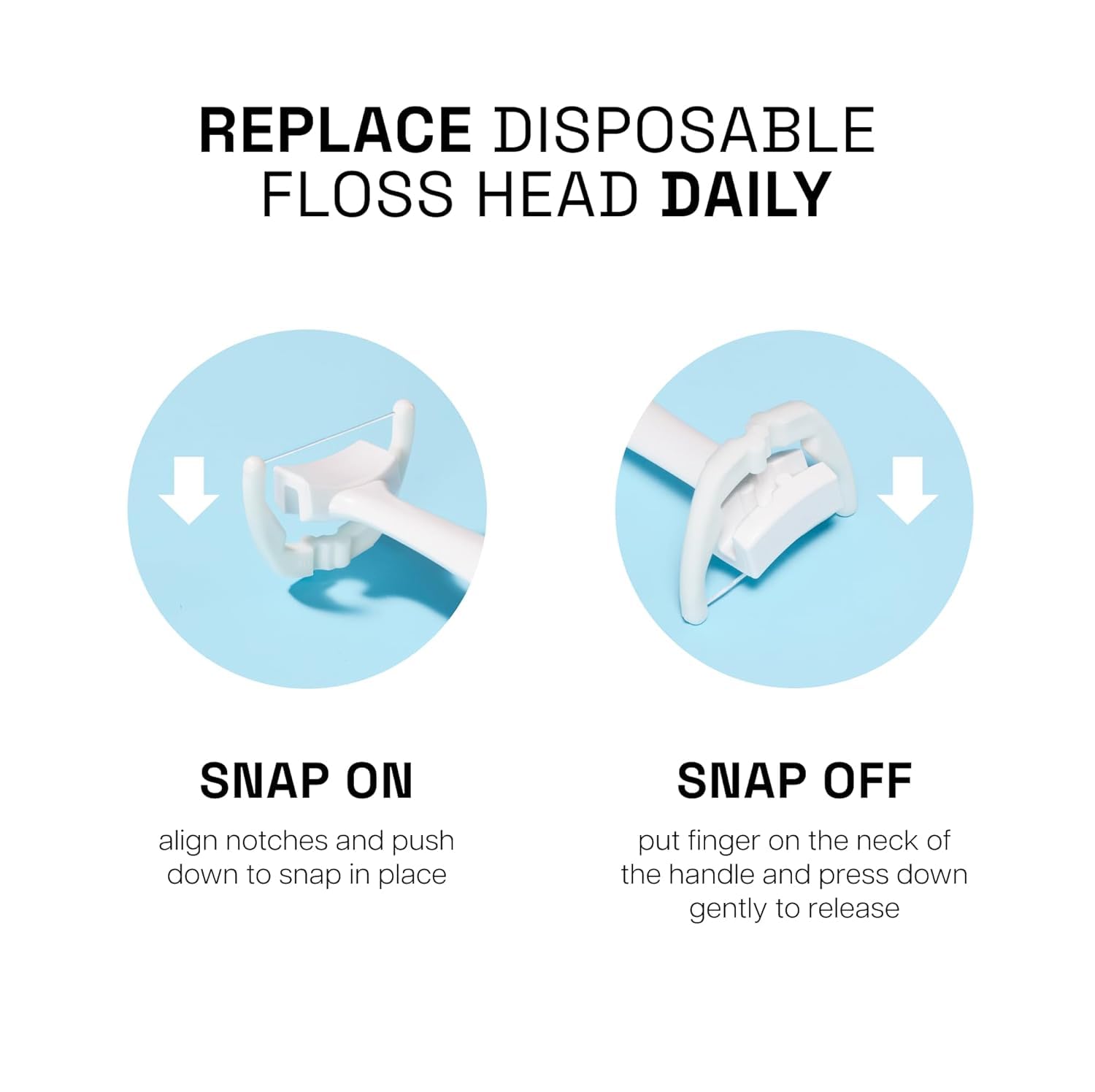 REACH Ultraclean Access Flosser Refill Pack | 28 Mint Floss Heads