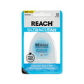REACH Ultraclean Dental Floss – Mint Waxed, Shred-Resistant Plaque Remover for Gums | 30 yd