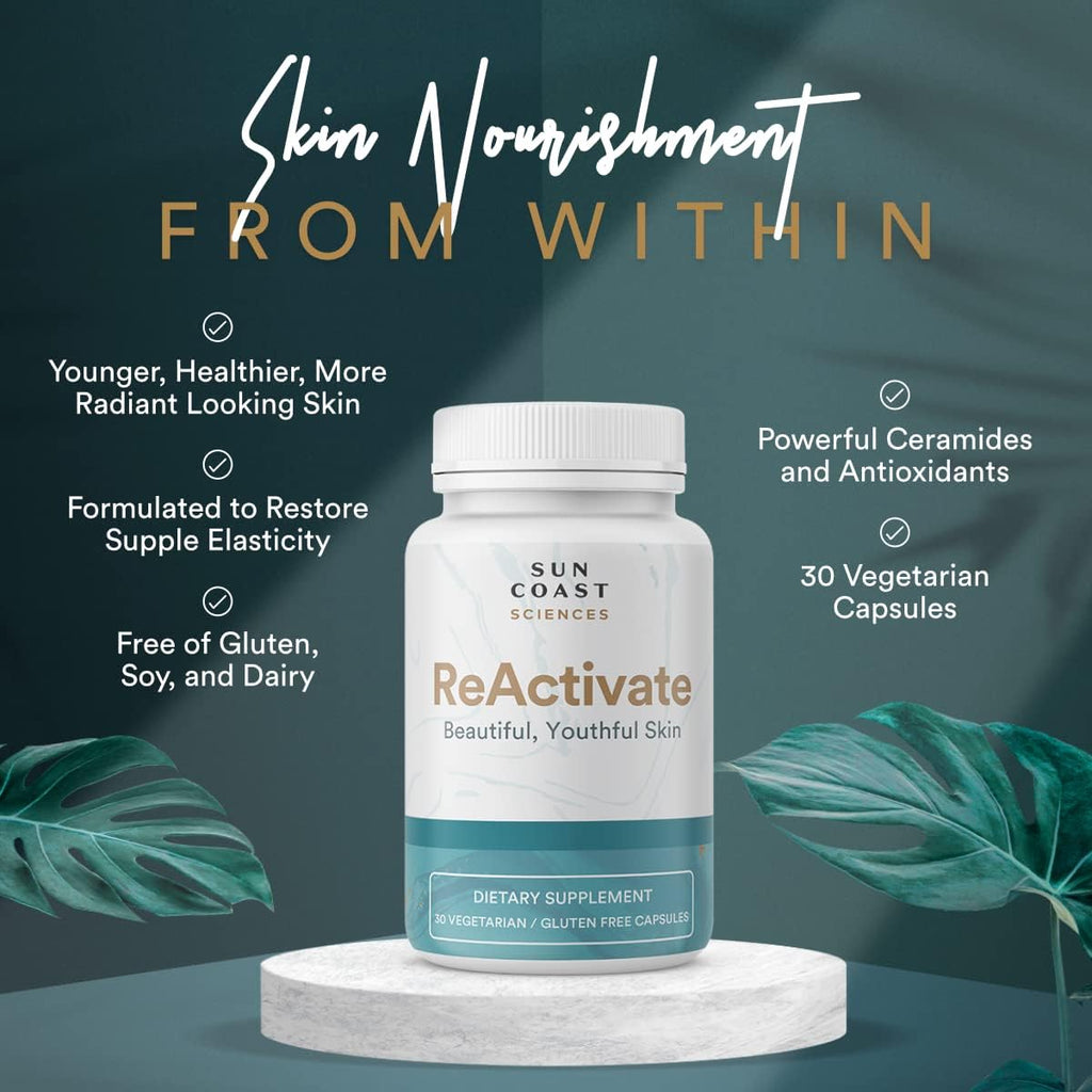 Vitalifi ReActivate Skin Health Formula by Dr. Rosenberg – 30 Count (Pack of 3)