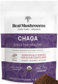 Real Mushrooms Chaga Mushroom Powder – Organic Chaga Extract (60 Servings) – Daily Wellness & Energy