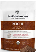 Real Mushrooms Reishi Powder – Organic Red Reishi Extract, 45 Servings, Beta-Glucans