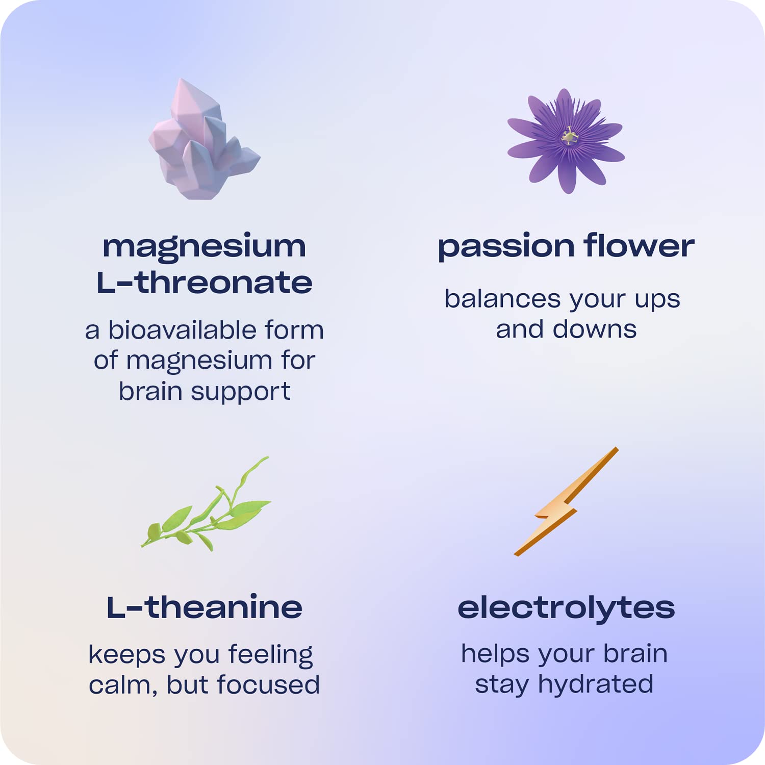 Recess Mood Powder – Calming Magnesium L-Threonate + Passion Flower & L-Theanine