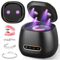 Rechargeable Ultrasonic Retainer Cleaner - 45kHz, Portable 200ml, 3 Modes