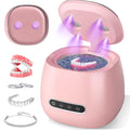 Rechargeable Ultrasonic Retainer Cleaner – 45kHz, 200ml, Portable Pink