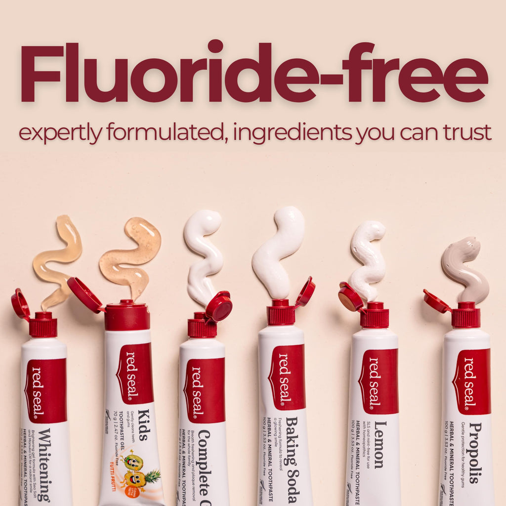 Red Seal Hydroxyapatite Toothpaste – Fluoride Free, NATRUE Natural