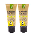 Redmond Earthpaste - Natural Non-Fluoride Toothpaste, 4 oz Tube (2 Pack, Lemon Twist)
