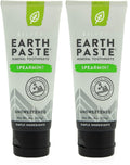 Redmond Earthpaste with Silver - Natural Non-Fluoride Toothpaste, Unsweetened Spearmint, 4 oz Tubes (Pack of 2)
