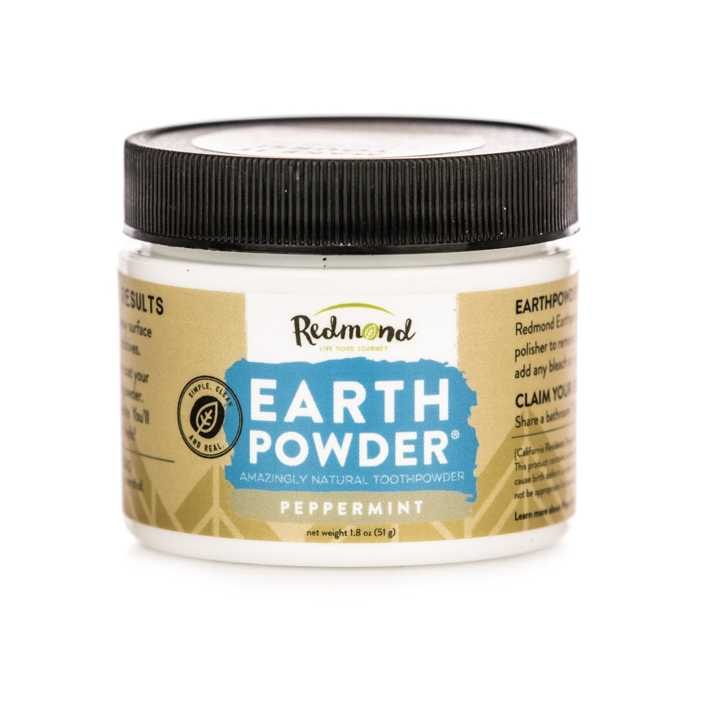 Redmond Earthpowder – All Natural Tooth & Gum Powder with Bentonite Clay & Peppermint
