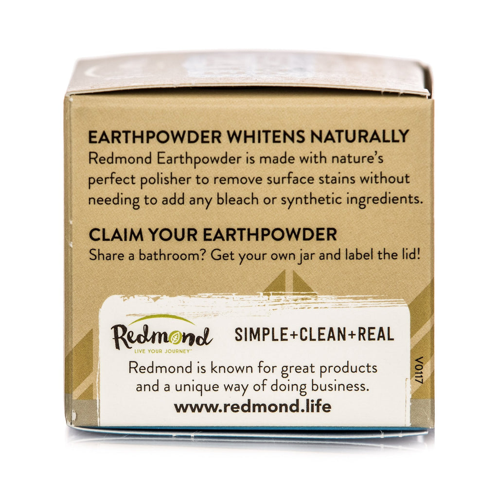 Redmond Earthpowder – All Natural Tooth & Gum Powder with Bentonite Clay & Peppermint