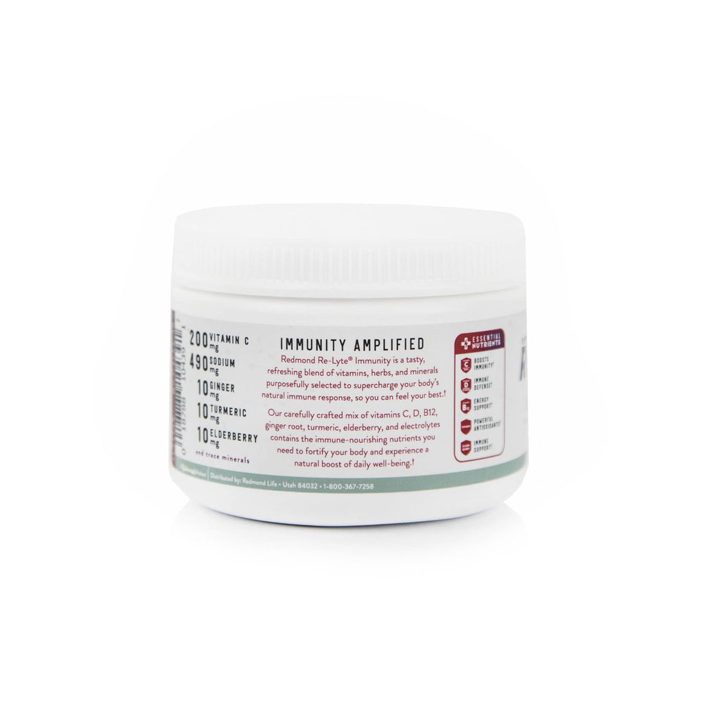 REDMOND Re-Lyte Immunity Multivitamin Supplement Mix – Blackberry Flavor