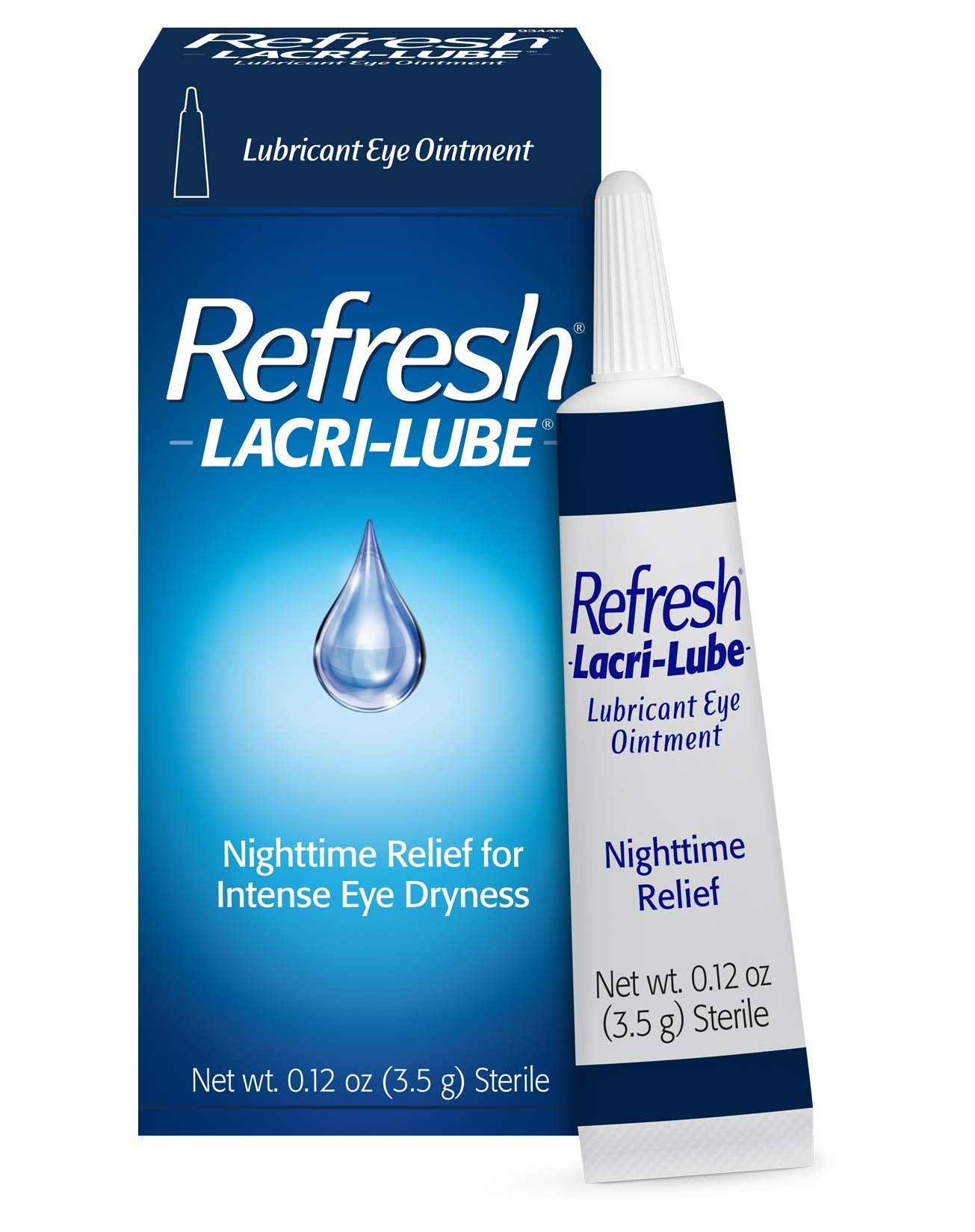 Refresh Lacri-Lube Lubricant Eye Ointment 0.12 oz – 2 Pack