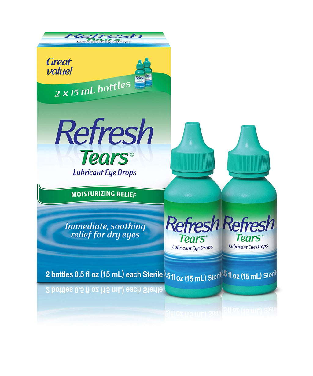 Refresh Tears Lubricant Eye Drops — 2 Bottles, 0.5 fl oz