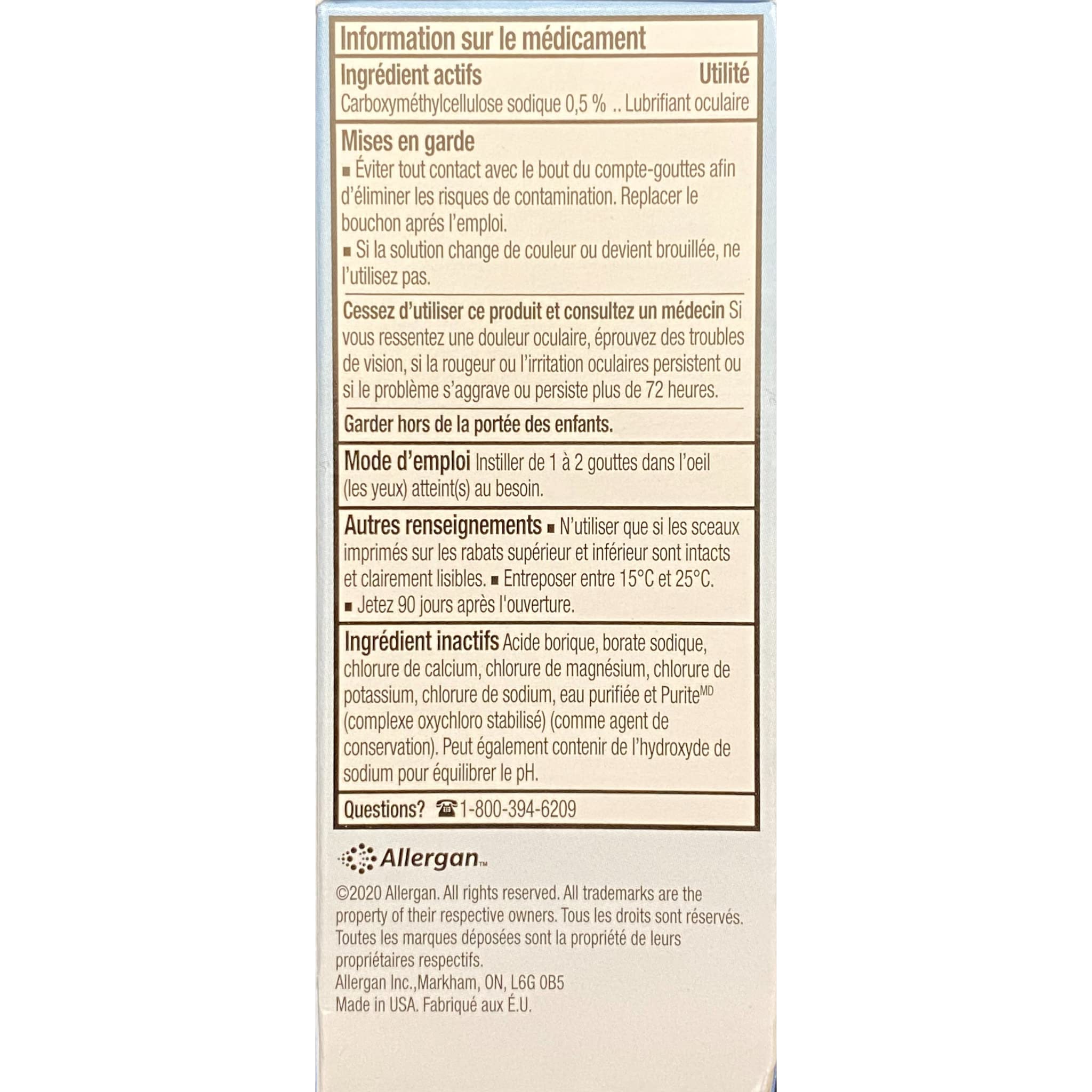 Refresh Tears Lubricant Eye Drops – 4x15 ml + 1x5 ml | Gentle Eye Moisture & Comfort