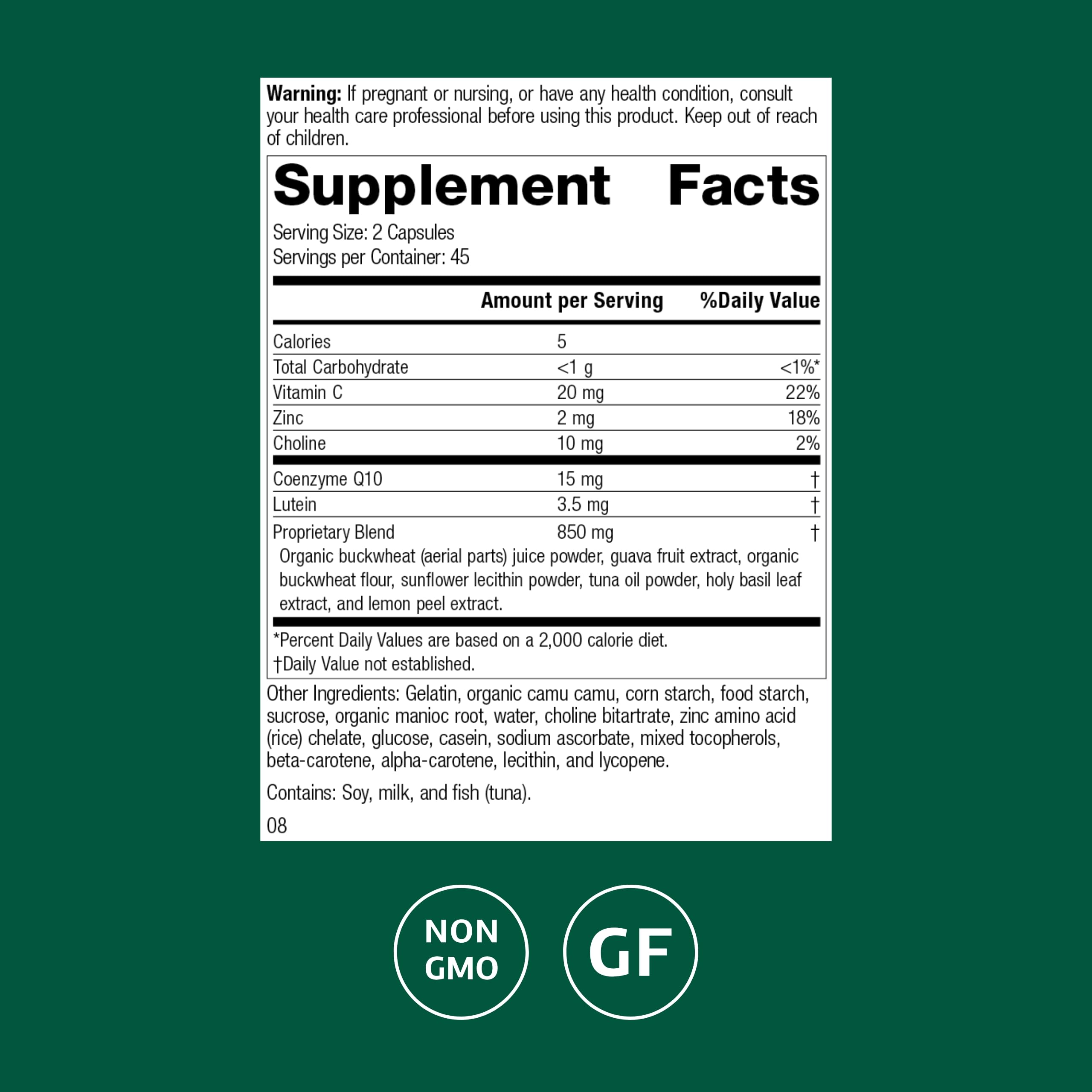 Regeneplex Skin Health Supplement – Vitamin C & Zinc | Gluten-Free | 90 Capsules