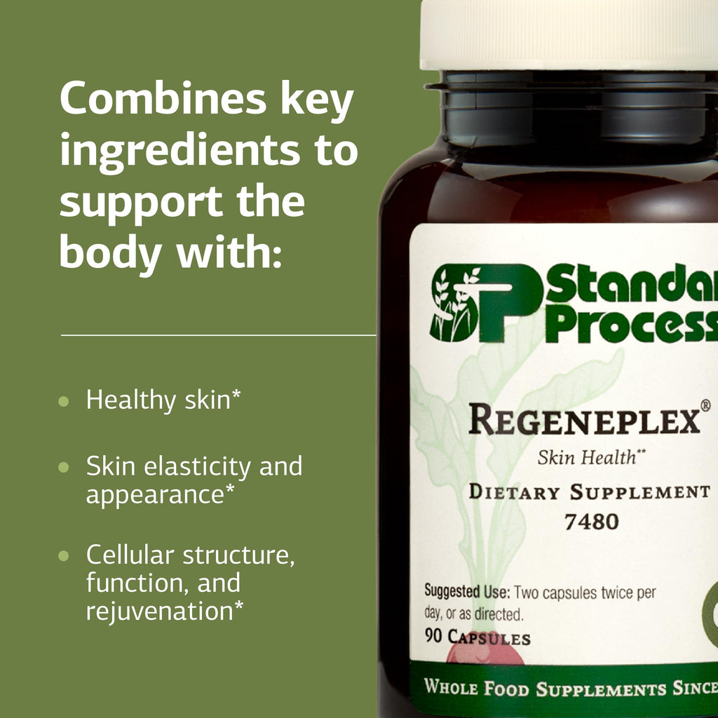 Regeneplex Skin Health Supplement – Vitamin C & Zinc | Gluten-Free | 90 Capsules