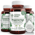 Natural Nutra RegenerAge – Skin Health Supplement with Protein Peptides, Vitamin C, Grape Seed (90 Capsules) – Gluten Free