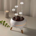 REGISDESK Mushroom Cloud Aroma Diffuser – 7 Smoke Modes, Jelly Fog, 7-Color LED, 3-Timer, Auto Shut-Off | Quiet Home & Office Decor