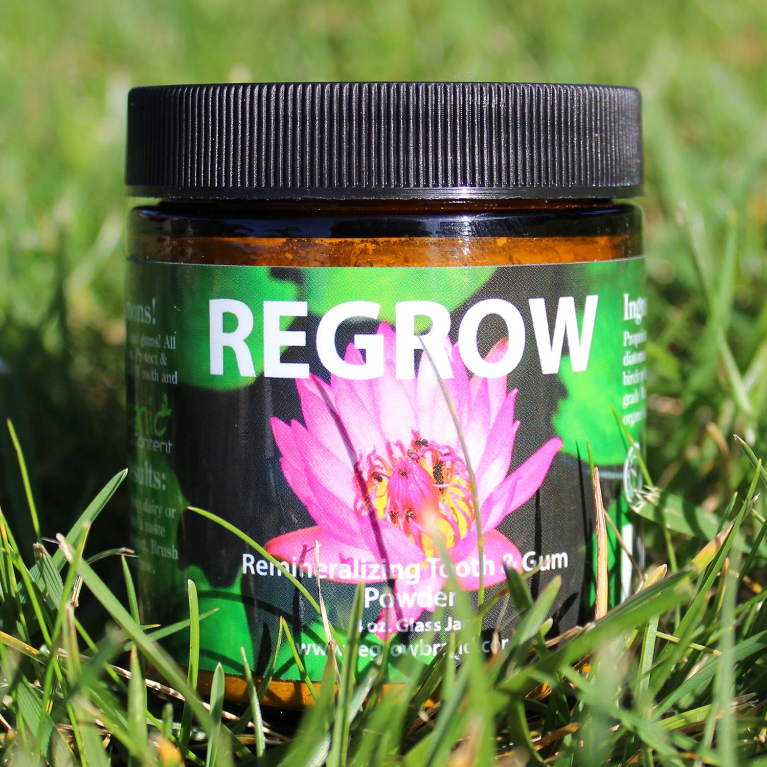 REGROW Remineralizing Tooth Powder – Stop Tooth Sensitivity & Gums, Natural Whitening