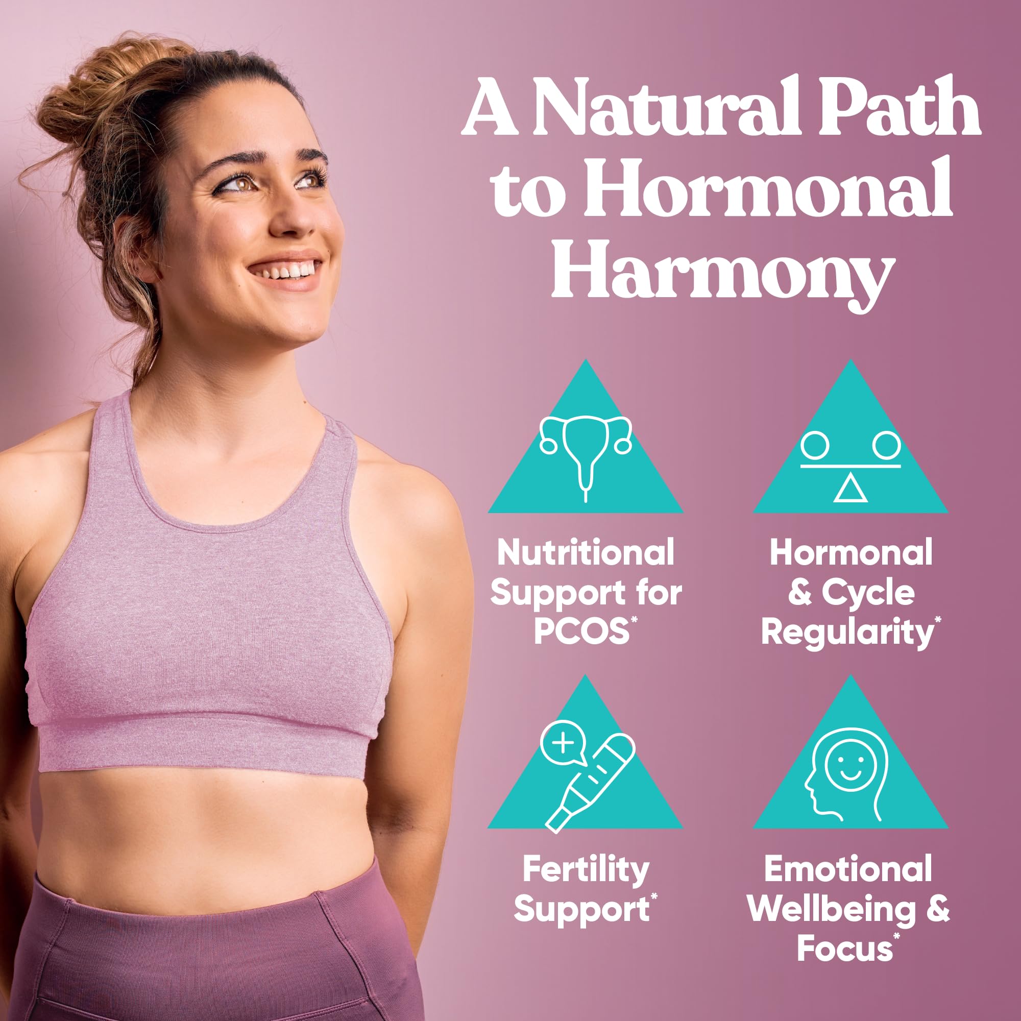 Regulate MAX Myo-Inositol & D-Chiro Inositol Powder for Women – PCOS Support, Vitamin D & Folate, 60 Servings